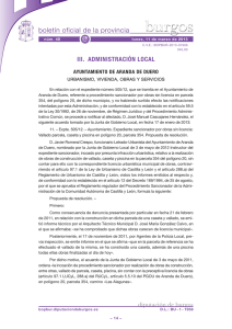 Anuncio 201301906 - Boletín Oficial de la Provincia de Burgos