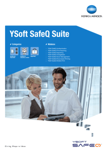 Ysoft SafeQ Suite, PDF