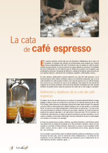 La cata de café espresso