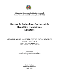 Sistema de Indicadores Sociales de la República Dominicana