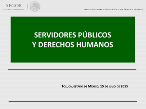 Servidores Públicos y Derechos Humanos