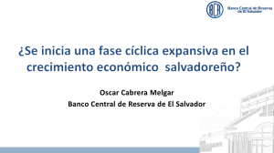 Presentación de PowerPoint - Banco Central de Reserva de El