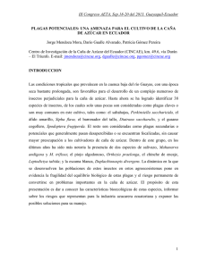 Plagas potenciales - Asociación Ecuatoriana de Tecnólogos