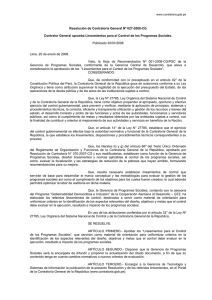 Resolución de Contraloría General Nº 027-2008