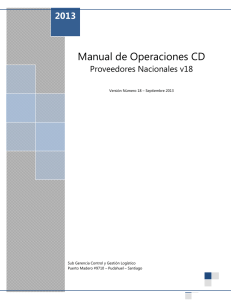 Manual de Operaciones CD