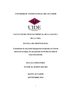 UNIVERSIDAD INTERNACIONAL DEL ECUADOR FACULTAD DE