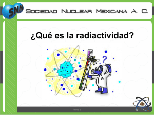 Tema 2 - Sociedad Nuclear Mexicana