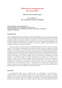 "Historia de la Braquiterapia". - Real Academia de Medicina de la