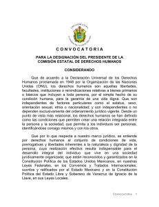 convocatoria - H. Congreso del Estado de Veracruz