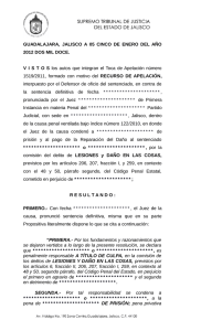 1791 - Supremo Tribunal de Justicia del Estado de Jalisco
