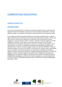 Unidad Diáctica sobre Compostaje Educativo.