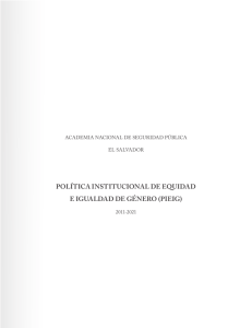 política de equidad e igualdad de género 2011-2021