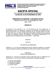 SERVICIO DE EMERGENCIA Y MEDICINA CRITICA