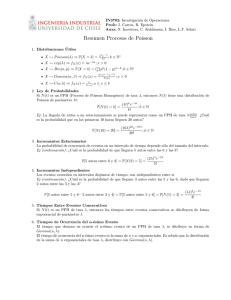 Resumen Procesos de Poisson - U