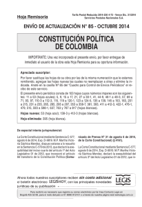 constitución política de colombia