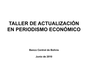 SESIÓN 3 - Banco Central de Bolivia