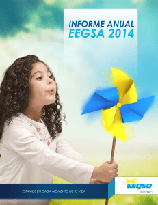 Informe Anual EEGSA 2014