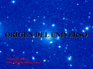 Teorías del origen del Universo