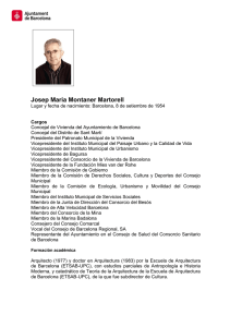 Josep Maria Montaner Martorell