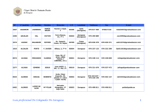 Guía profesional De Colegiados De Zaragoza
