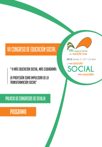 programa - VII Congreso Estatal de Educación Social