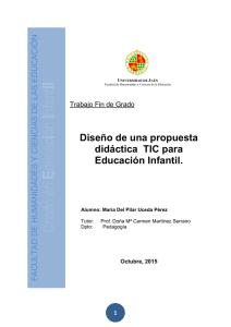 Diseño de una propuesta didáctica TIC para Educación