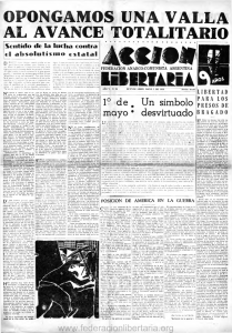 1940, mayo. - Federacion Libertaria Argentina