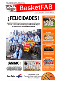 revista 103 - Federación Aragonesa de Baloncesto