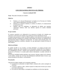 ANEXO I - Gobierno de la Provincia de Córdoba