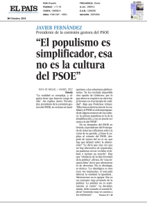 Entrevista Javier Fernández en El País 091016