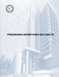 programa monetario 2014-2015