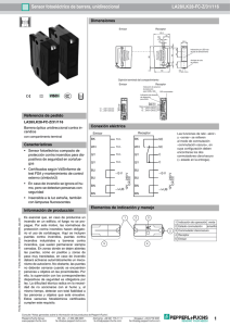 1 Sensor fotoeléctrico de barrera, unidireccional LA28/LK28 FC Z/31