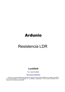 Ardunio Resistencia LDR