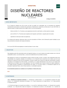 diseño de reactores nucleares