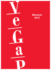 Memoria VEGAP 2012