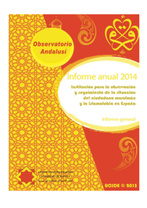 Informe 2014 - Observatorio Andalusí