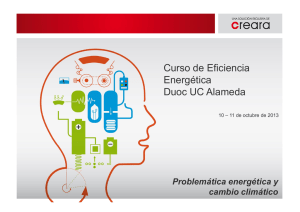 Curso de eficiencia energética Duoc UC Alameda (Problemática
