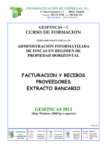 CURSO DE FORMACION FACTURACION Y RECIBOS