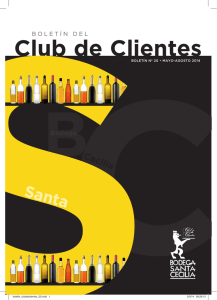 Club de Clientes - Bodega Santa Cecilia