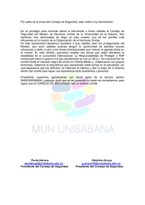 Consejo de Seguridad - Universidad de La Sabana