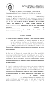 3359 - Supremo Tribunal de Justicia del Estado de Jalisco