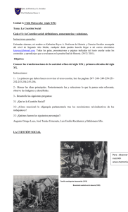 Unidad 4: Chile Finisecular (siglo XIX) Tema: La Cuestión Social