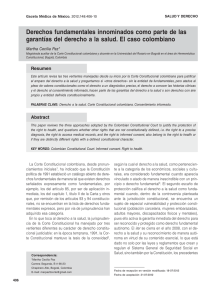 Derechos fundamentales innominados como parte