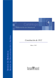 Catálogo - Parlamento de Andalucía