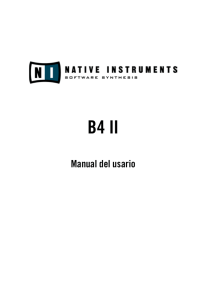 Manual del usario - Native Instruments