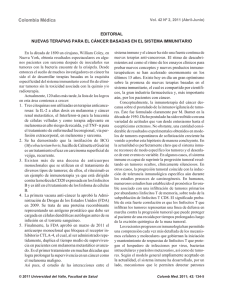 Colombia Médica Volumen 42 N°2, Abril