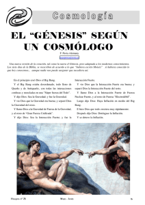 El Génesis según un cosmólogo