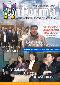 alas informa nº 8 - Asociación Lúpicos de Asturias