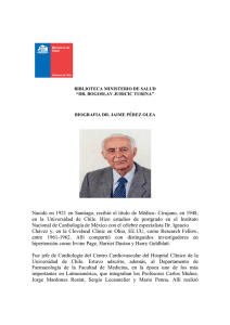 Biografia Dr Jaime Perez Olea - Biblioteca Ministerio de Salud