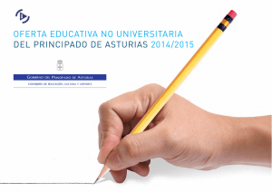 Oferta Educativa no universitaria del Principado de Asturias 2014